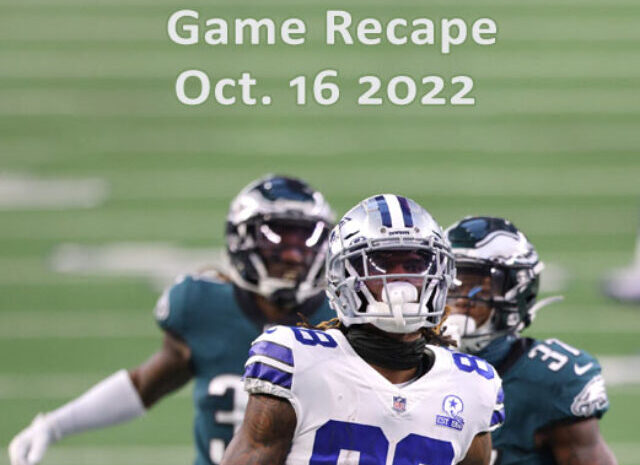 Cowboys vs. Eagles inactives game recape Oct. 2022